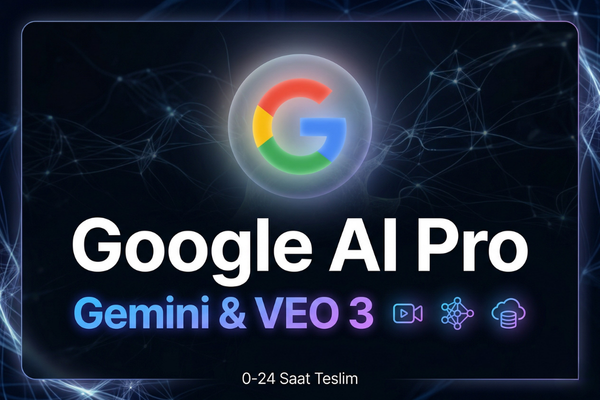 Google AI Pro Gemini VEO 3 12 Aylık
