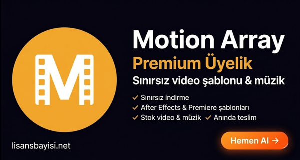 Motion Array 90 Günlük Premium Üyelik